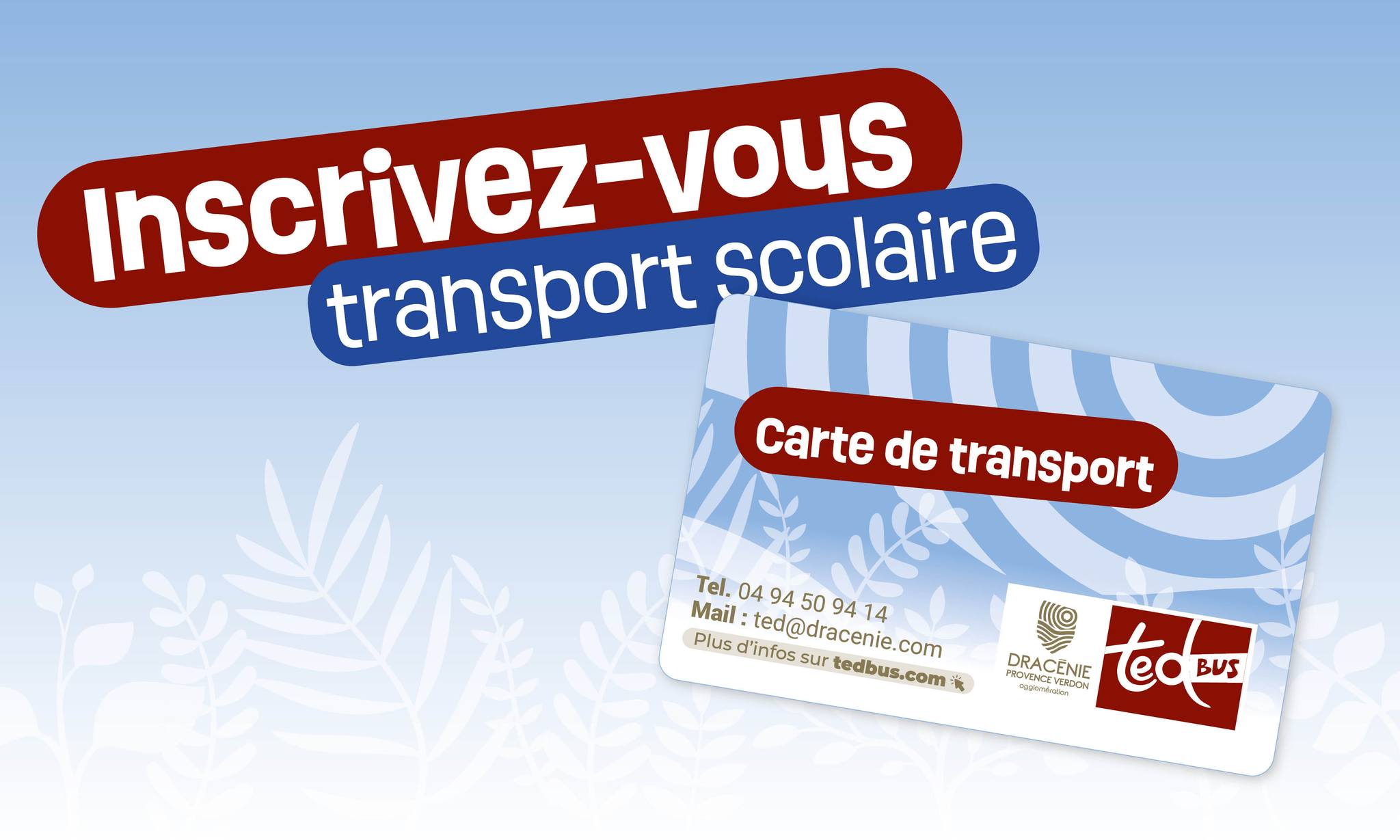 Inscription Transport scolaire